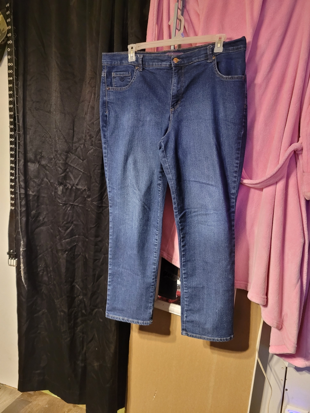 Gloria Vanderbilt Midnight Blue Straight-Leg Jeans